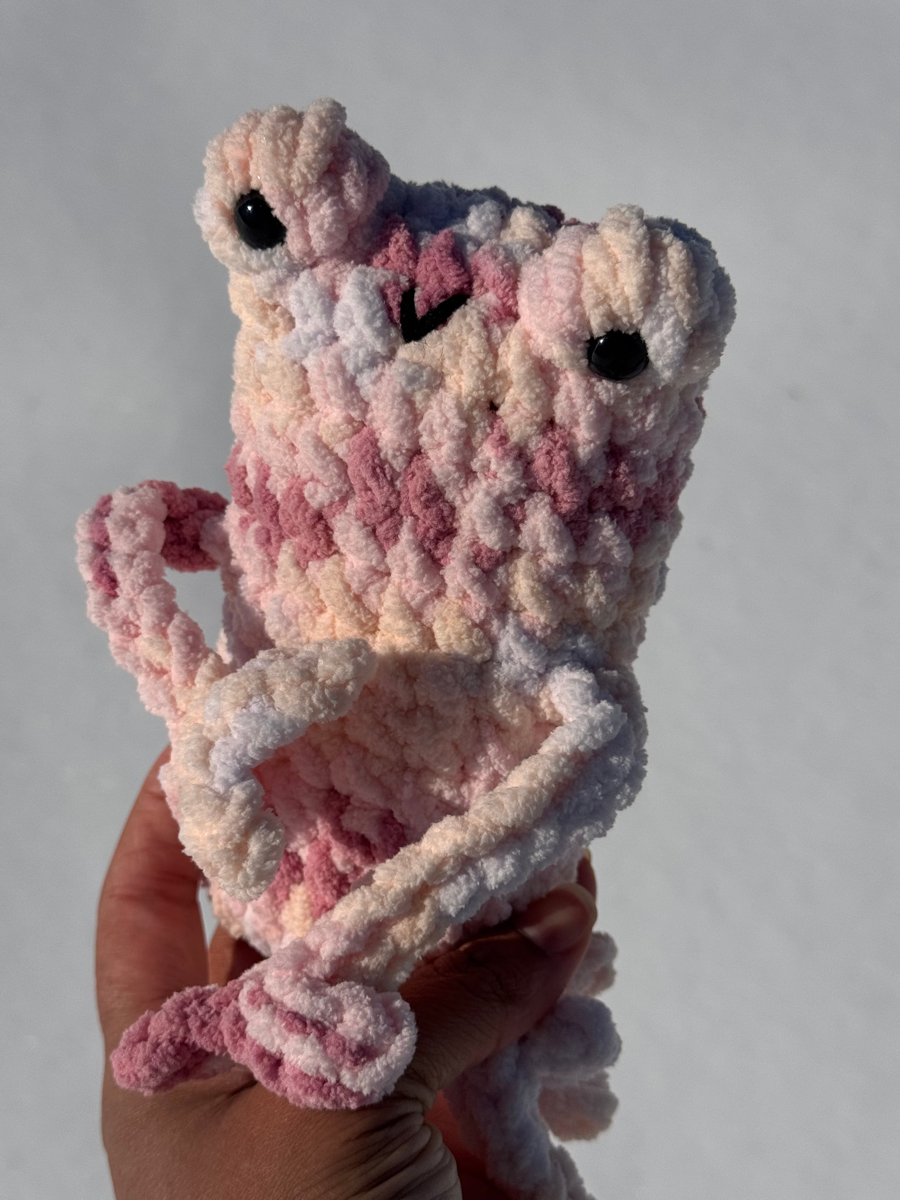 Pink Leggy Frog