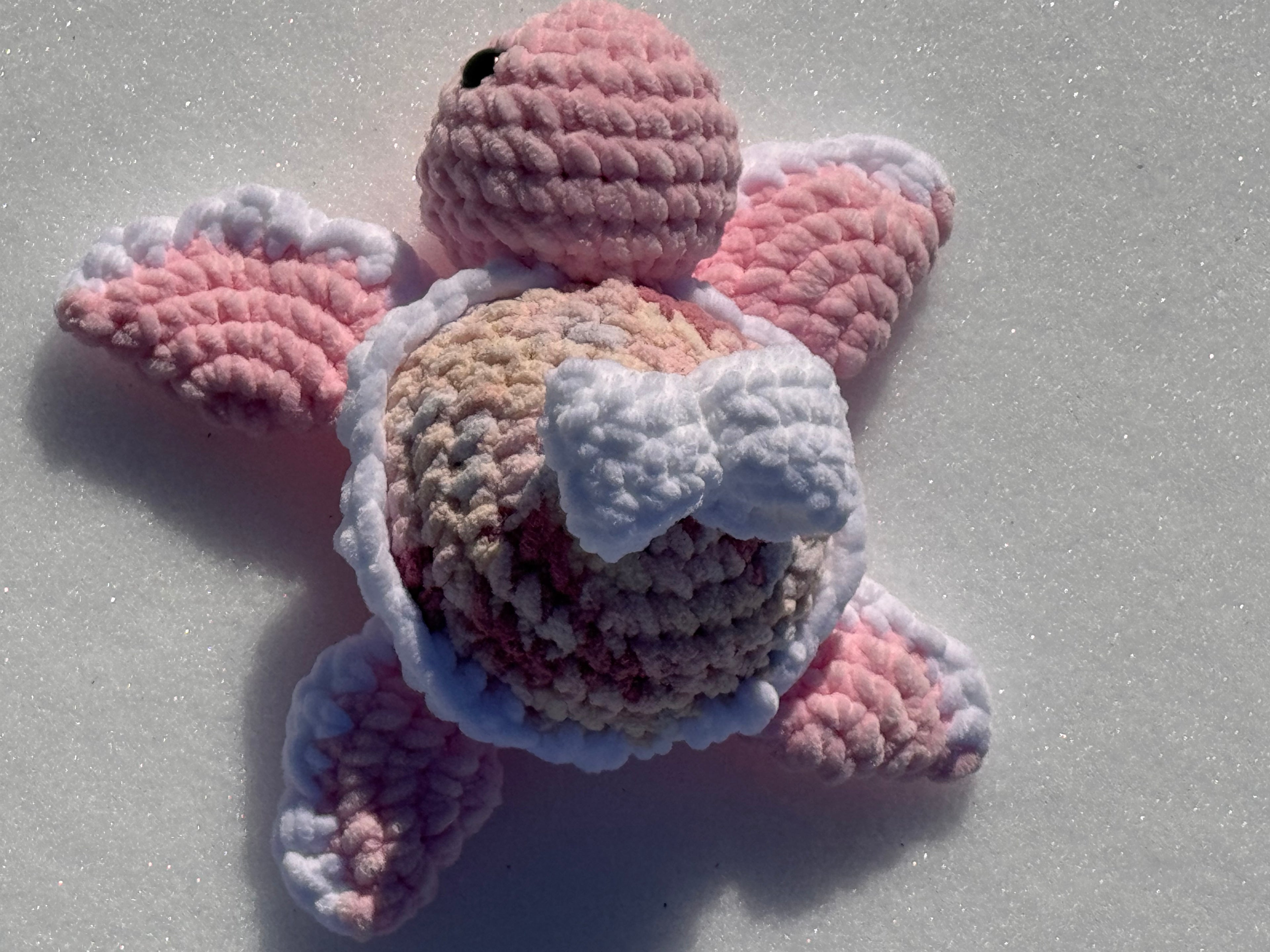 Pink bow turtle