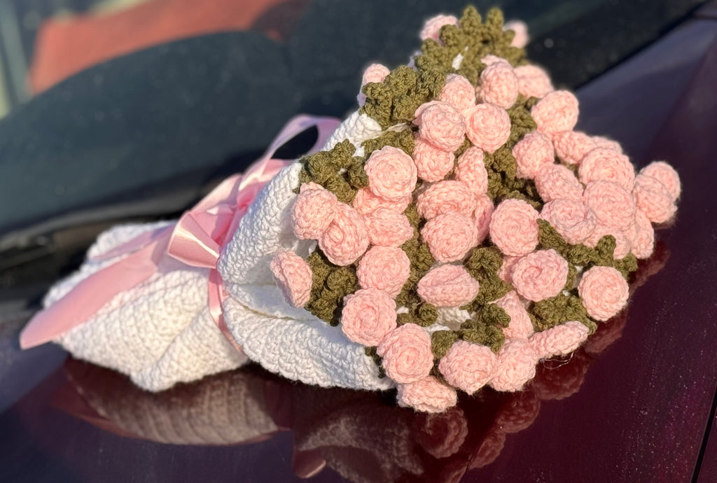 Viral Crochet bouquet blanket