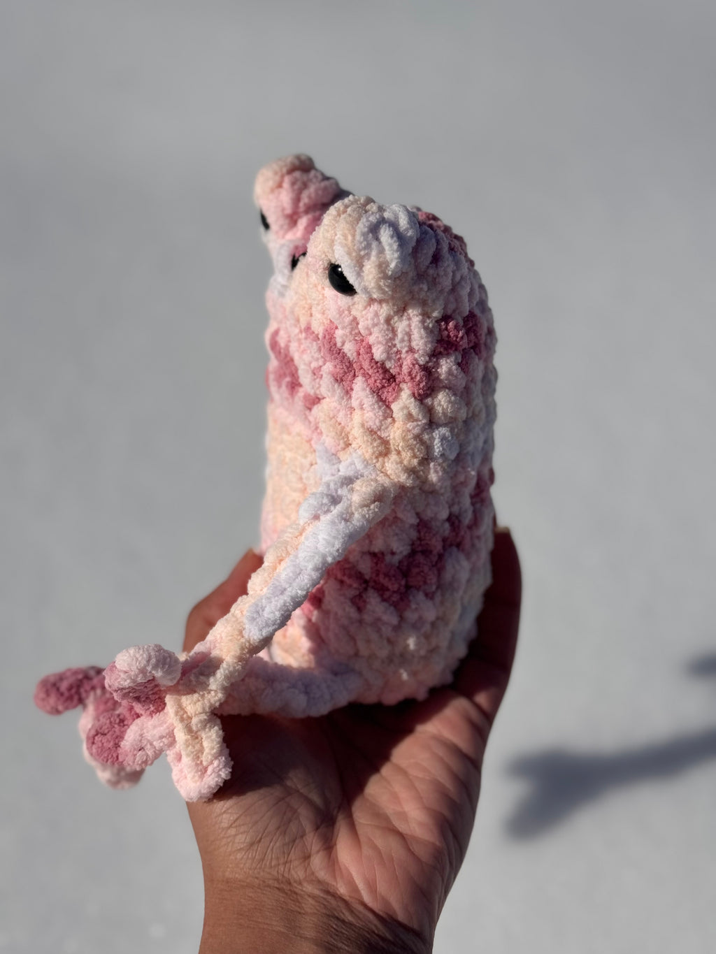 Pink Leggy Frog