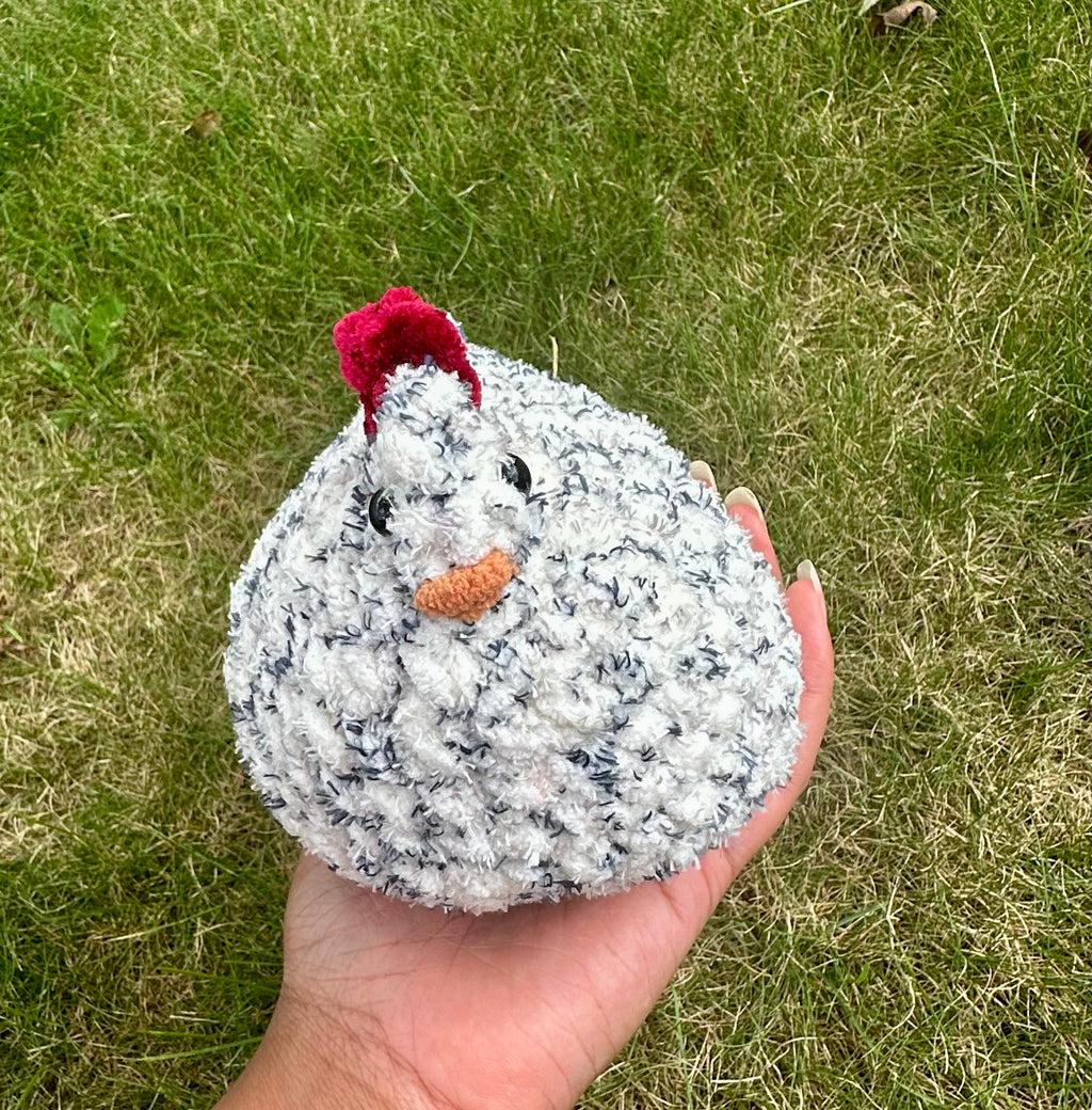 Spotted Coop Hen Plush