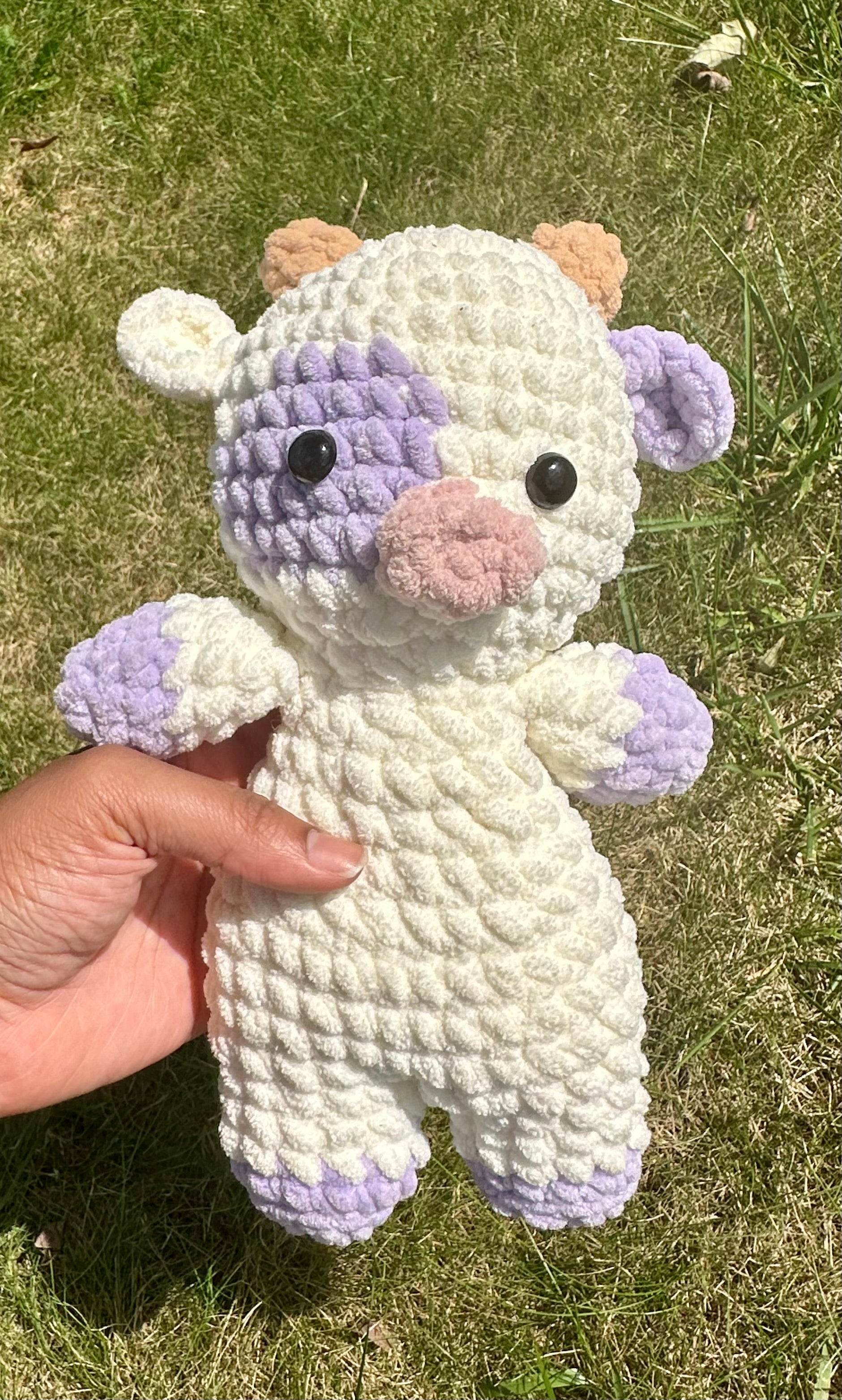 Lavender Cow Plush